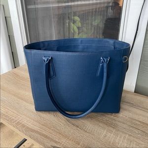 Dagne Dover Signature Tote- Dark Teal
